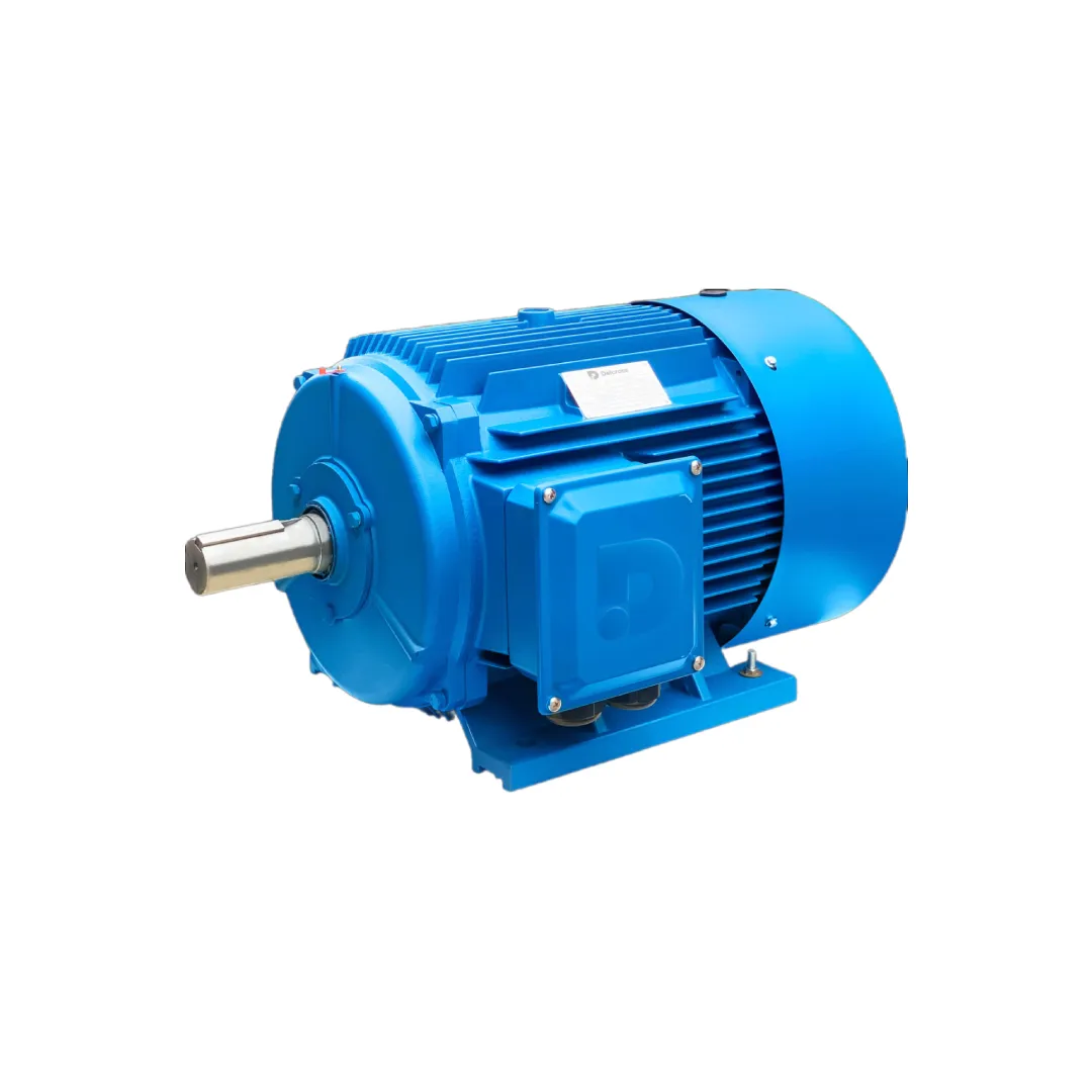 Motor Eléctrico Trifásico Serie YD Montaje B3 Marca Delcrosa
